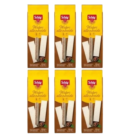 Schar Wafers alle nocoile  6 Adet  resmi