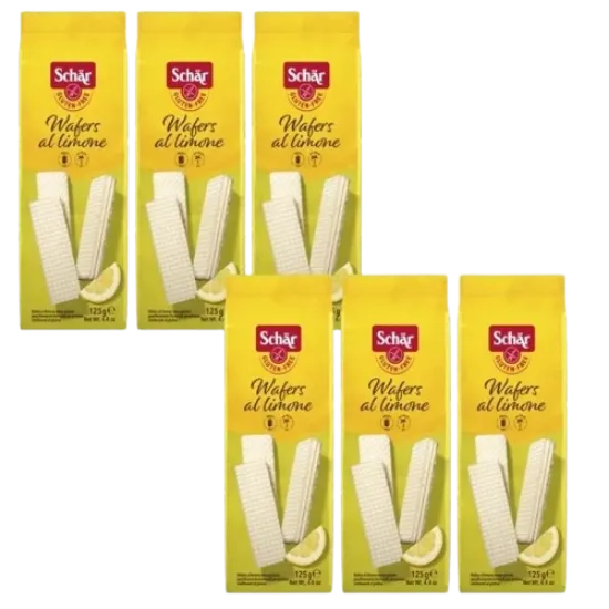 Schar Wafers al limone 125gr  6 Adet  resmi