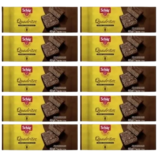 Schar Quadritos 40gr   10 Adet  resmi