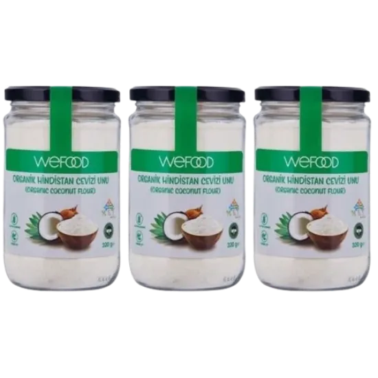 Wefood Hindistan cevizi unu  3 Adet  resmi