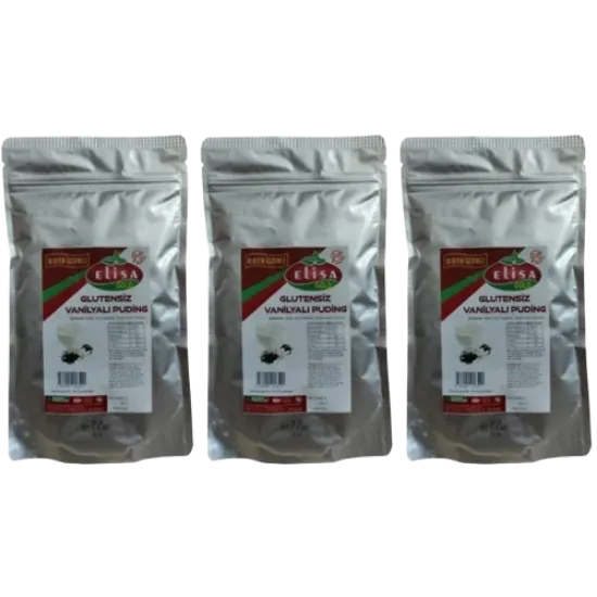 Elisa Vaniyalı Puding 230 gr  3 adet  resmi
