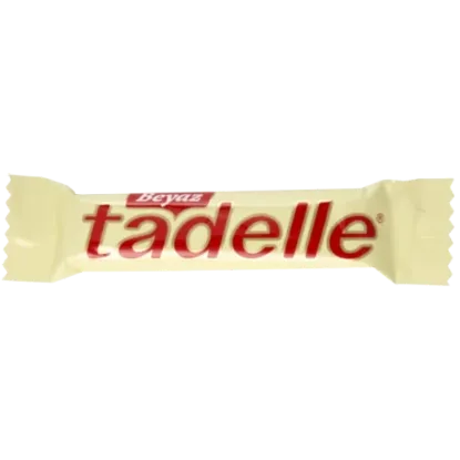 Tadelle Beyaz Çikolata Kaplamalı Fındık Dolgulu Sütlü Çikolata 30 gr   resmi