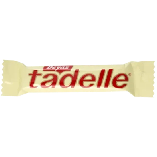 Tadelle Beyaz Çikolata Kaplamalı Fındık Dolgulu Sütlü Çikolata 30 gr   resmi