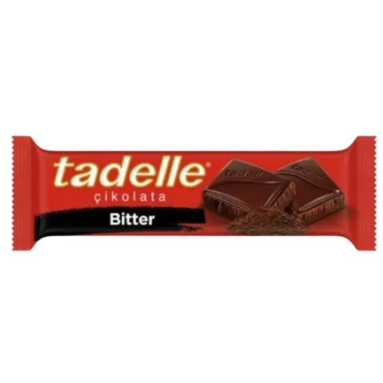 Tadelle Tablet Çikolata Bitter 30 Gr   resmi