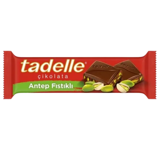 Tadelle Tablet Çikolata Fıstıklı 30 gr   resmi