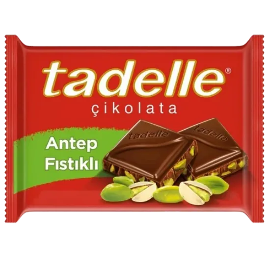 Tadelle Tablet Çikolata Fıstıklı 60 gr   resmi
