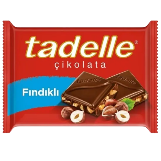 Tadelle Tablet Çikolata Fındıklı 60 gr   resmi